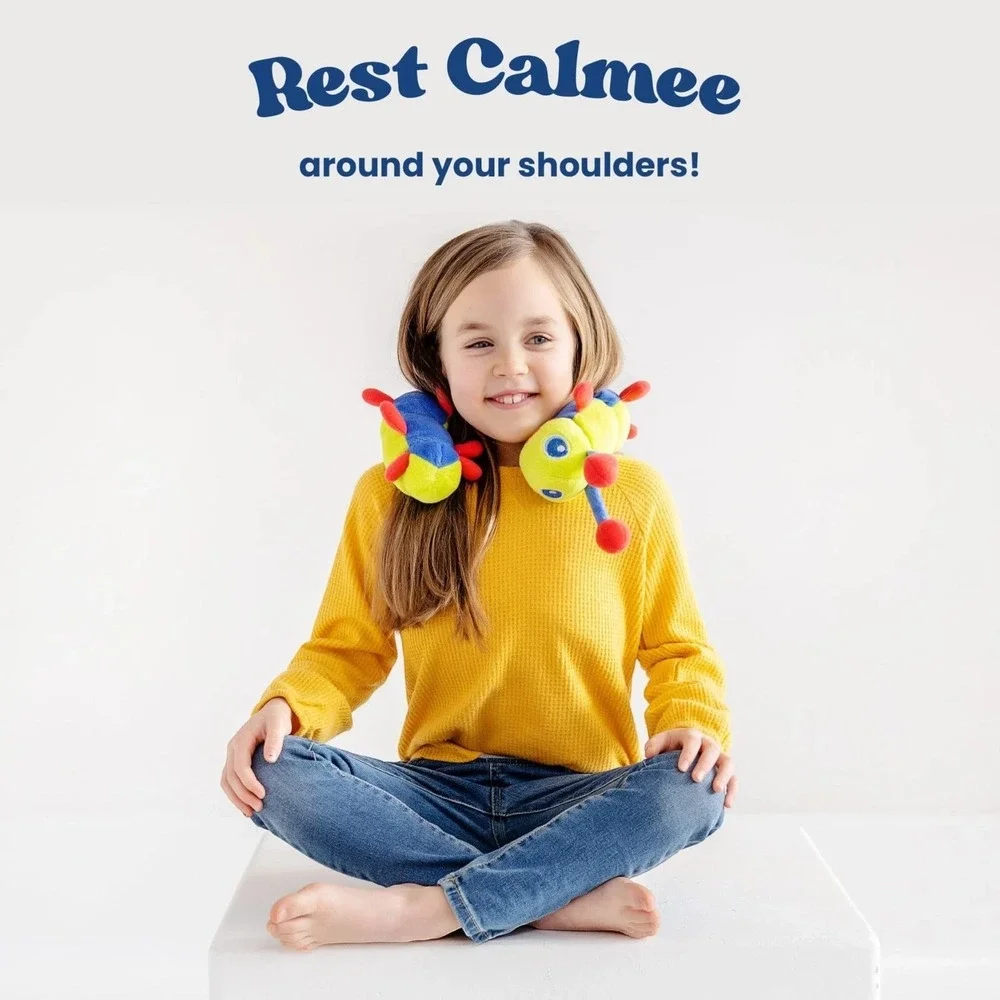 Calmee the Caterpillar Weighted Sensory Plush‎ Toy Breathing Tool